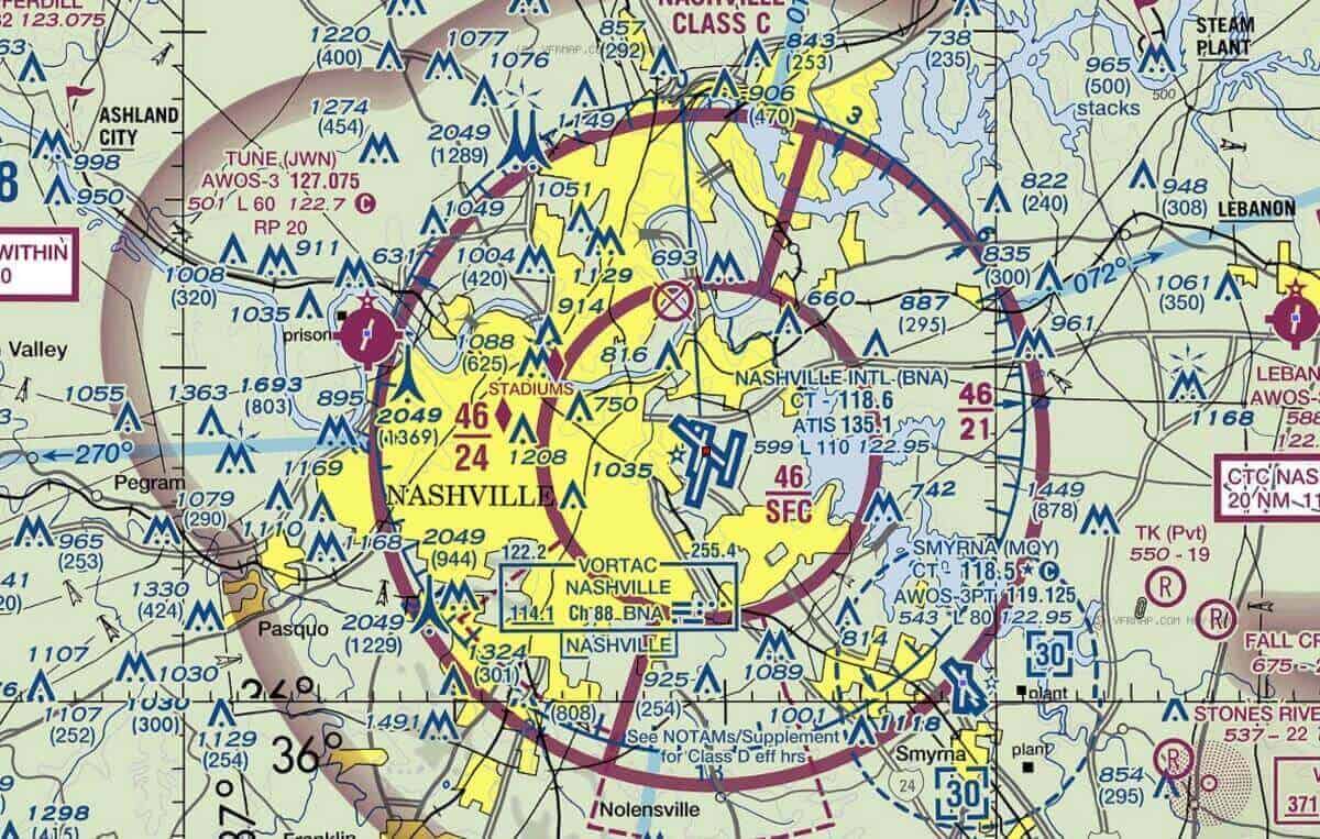 How to Read a Sectional Chart [Updated for 2025] - Drone Pilot Ground ...