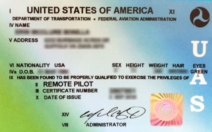 faa drone license restrictions