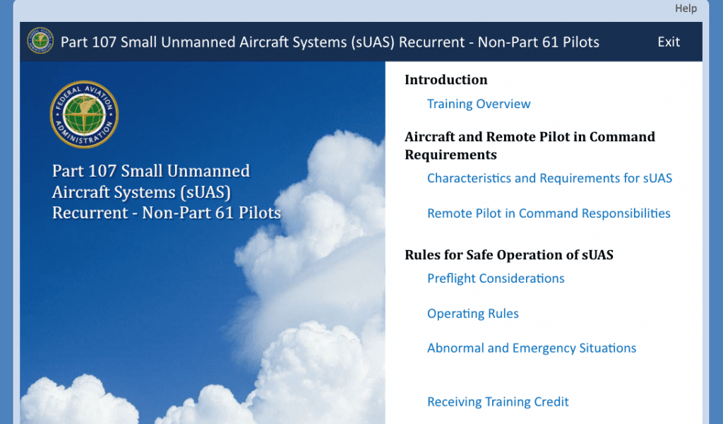 FAA Drone Pilot Recurrent Training &amp; Testing | Drone Pilot Ground 